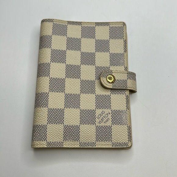 Louis Vuitton Handbags - 10808 Louis Vuitton Damier Azur PM Ring Agenda Cover